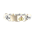 Wedding Ring Dog Collar - metal silver