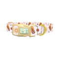 Boho Sun Moon Dog Collar - plastic gold