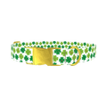 Kawaii Clover Dog Collar - metal gold