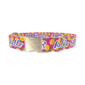Tropical Summer Dog Collar - metal gold