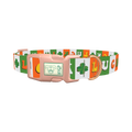 Lucky Clover Dog Collar - plastic rose gold