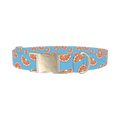 Citrus Slice Dog Collar - metal silver