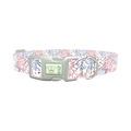 Fireworks Starburst Dog Collar - plastic silver
