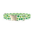 Kawaii Clover Dog Collar - metal silver