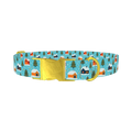 Christmas Village Dog Collar - metal gold