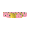 Christmas Candy Cane Dog Collar - metal gold