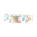 Easter Basket Dog Collar - metal silver