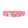 Coral Reef Dog Collar - metal silver