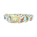 Dinosaur Surf Dog Collar - plastic gold
