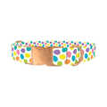 Colorful Easter Egg Dog Collar - metal rose gold