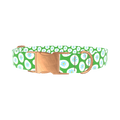 Floral Easter Egg Dog Collar - metal rose gold