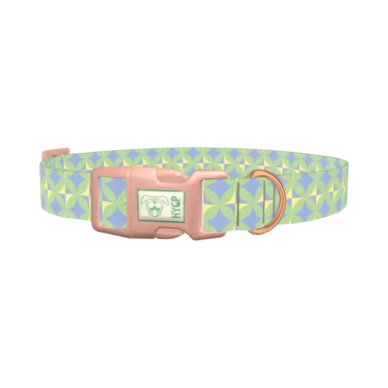 Geometric Petal Dog Collar - plastic rose gold