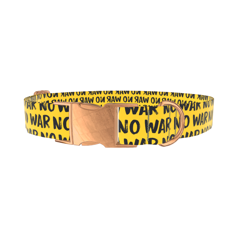 Bold Statement Dog Collar - metal silver