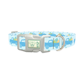 Easter Truck Dog Collar - plastic silver