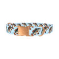 Bass Fish Dog Collar - metal rose gold