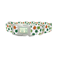 Shamrock Clover Dog Collar - plastic silver