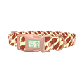 Geometric Sausage Dog Collar - plastic rose gold