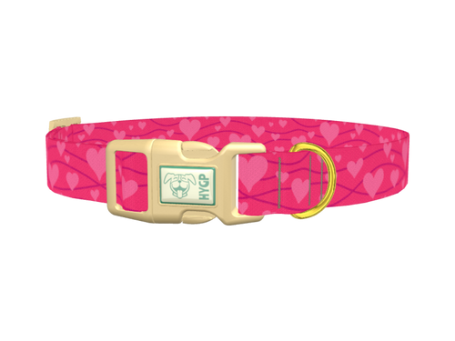 Heart Wave Dog Collar