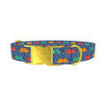 Umbrella Rain Dog Collar - metal gold