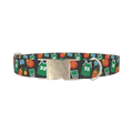 Basketball Jersey Dog Collar - metal silver
