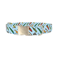 Fishing Lures Dog Collar - metal silver