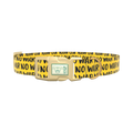 Bold Statement Dog Collar - plastic silver