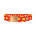 Taco Pattern Dog Collar - metal rose gold