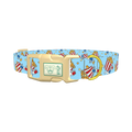 Movie Night Dog Collar - plastic gold