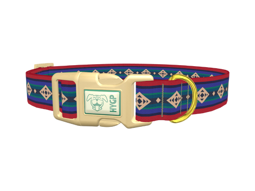 Geometric Rhombus Dog Collar
