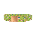 Woodland Hedgehog Dog Collar - metal rose gold