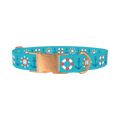 Nautical Anchor Dog Collar - metal rose gold