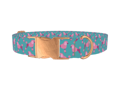 Poodle Pattern Dog Collar