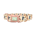 Coffee and Pastry Dog Collar - plastic rose gold