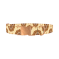 Mandala Pattern Dog Collar - metal rose gold