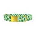 Pickle Jar Dog Collar - metal gold