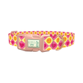 Heart Smile Dog Collar - plastic rose gold