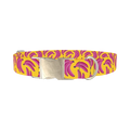 Fruit Banana Dog Collar - metal silver