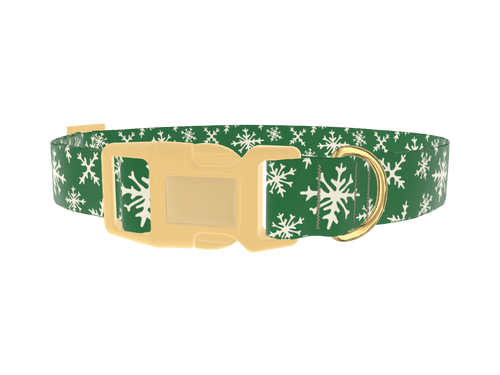 Snowflake Pattern Dog Collar