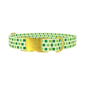 Four Leaf Clover Dog Collar - metal gold