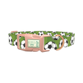 Soccer Ball Dog Collar - plastic rose gold