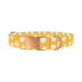 Beach Seashell Dog Collar - metal rose gold
