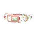 Birthday Confetti Dog Collar - plastic rose gold
