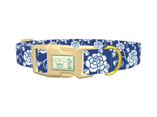 Floral Pattern Dog Collar