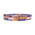 Birthday Text Dog Collar - metal rose gold