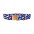 Cinema Glasses Dog Collar - metal rose gold