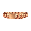 Rose Gold Chain Dog Collar - metal rose gold