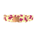 Hydrant Pattern Dog Collar - metal rose gold
