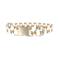 Irish Bow Dog Collar - metal silver
