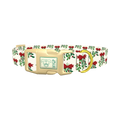 Christmas Mistletoe Dog Collar - plastic gold