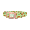 Forest Bear Dog Collar - plastic rose gold